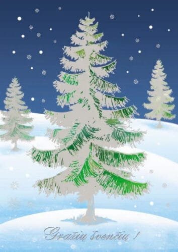 Kalėdinis Atvirukas (105x148mm) 7356