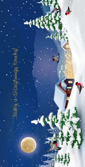 Kalėdinis NaujametinisAtvirukas 7508