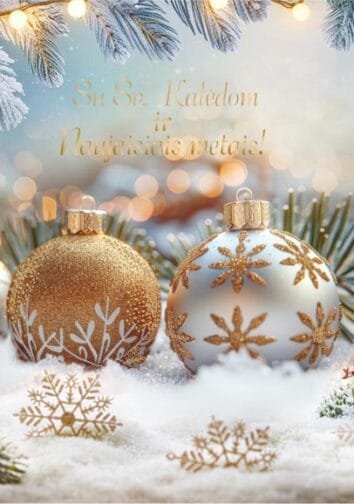 Kalėdinis Atvirukas (105x148mm) 7836