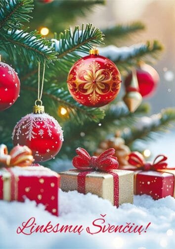 Kalėdinis Atvirukas (105x148mm) 7844