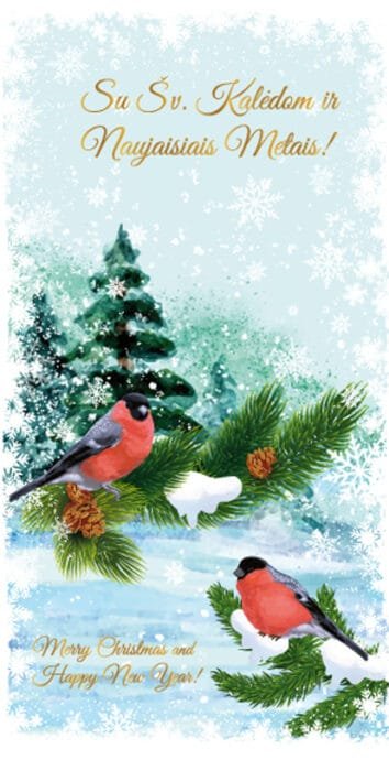 Kalėdinis Atvirukas 7507