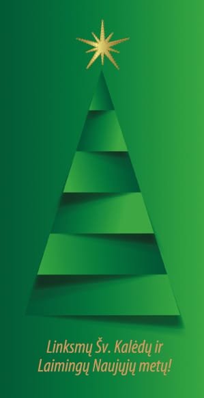 Kalėdinis Naujametinis atvirukas 7924